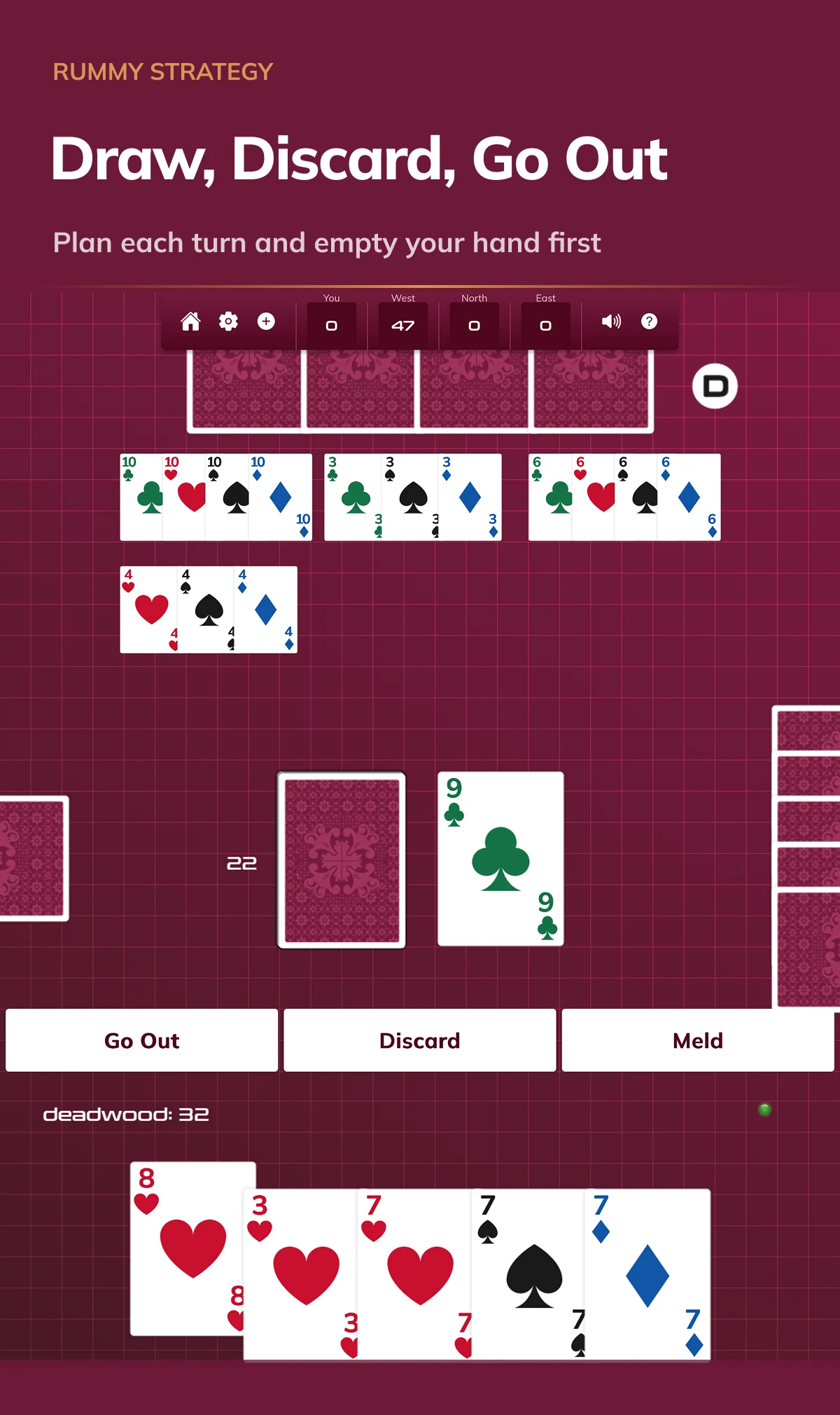 Rummy Card Game Classic screenshot